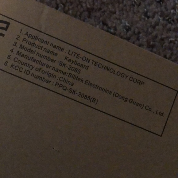 NIB Computer Keyboard - Picture 3 of 3